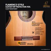 Flamenco Full Top Scratch Plate Pickguard w/ String Change Foil - Electrostat...