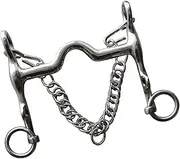 koolsoo Horse Snaffle Bit Horse Mouth Bit Stainless Steel Horse Chew Horse Bit Equestrian Equipment