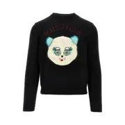 [VALENTINO] VALENTINO 'Le Chat De La Maison' crewneck sweater Man M M Black