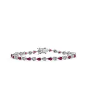 Sabrina Designs 14K 5.03 ct. tw. Diamond & Ruby Bracelet