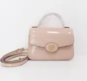 NWT Tory Burch Robinson Spazzolato Small Top Handle Bag ~ Blush