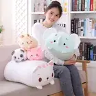 Sofa Pillow Panda Deer Plush Doll Dinosaur Hamster Elephant Pig Cat Bear Toy