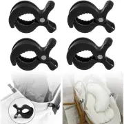 Mumoo Bear Stroller Clips Pegs to Hook Muslin Sun Shade to Canopy, 4 PCS Car ...