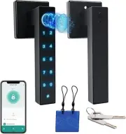 Fingerprint Door Lock, Smart Door Knob, Keyless Entry Door Lock with Handle NEW