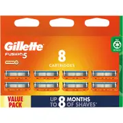 Gillette Fusion Power Razor Blades 8 Cartridge Refills