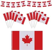 Canada Flag Banners Kit, Large Canada Flag 3x5 Ft Canada Bunting Flag Banner World Cup 2022 Party Decorations for Bar Football Match World Cup Soccer Patriotic Celebration