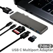 USB 3.0 Multi Hub 5 Ports Adapter Charger TF SD Card Reader PC Leptop Extension