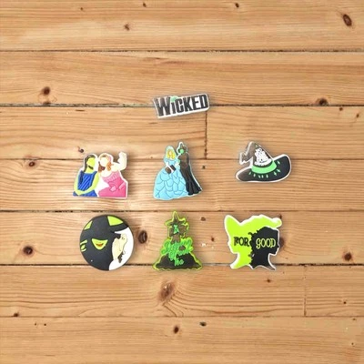 Wicked OZ - Dorothy - Wizard - Musical - Fly - Set of 7 - Shoe Charms