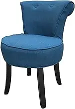 Footstool Dressing Table Dressing Table European Solid Wood Dining Chair high Back Fan Back Dressing Chair Nail Sofa Chair high Elastic Sponge for ANK