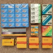 Film Lot of Expired Films Rolls Konica VX 200 ORWO Kodak Tmax 100 Kodachrome 40