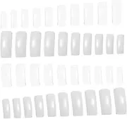 Healvian 2 Packs of 500pcs Natural French Manicure Nail Tips False Nails for Women for Holiday Celebrations