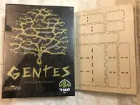 在飛比找樂天市場購物網優惠-【桌遊侍】 氏族 大豪華版 Gentes 全配雙人板金屬幣木