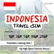 NeuSIM Indonesia eSIM 1-3GB Data | Same Day DELIVERY!