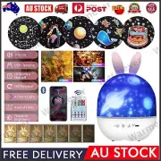 Starlight Projector Ceiling Toddler Sound Machine Night Light w/ Remote Control