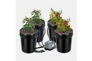 Clearance 5x Pots DWC 20L Buckets Aerated System Kit Indoor Hydroponics Grower