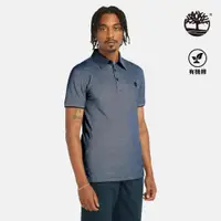 在飛比找Timberland®官方線上旗艦店優惠-Timberland 男款深寶石藍牛津短袖 Polo 衫|A