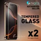 2xTempered Glass Screen Protector For Apple iPhone 16 15 14 Plus 13 12 Pro Max