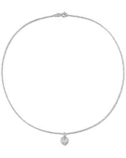 14K 0.10 ct.tw. Diamond Pendant Necklace