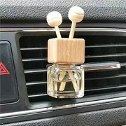4 Packs Empty Essential Oil Diffuser Bottle Car Air Freshener Vent Clip Auto Perfume Diffuser Bottle Aromatherapy Fragrance Ornament Decor