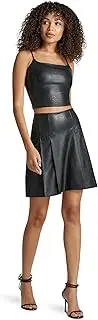 [commando] Women's Faux Leather Cami Crop Top