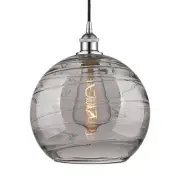 Innovations Lighting 616-1P 13 12 Athens Deco Swirl Pendant - Polished Chrome /