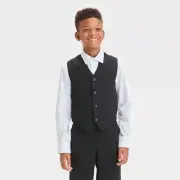 Boys' Tuxedo Suit Vest - Cat & Jack Black 12