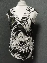 Wallis Petite Tropical leaf Wrap Top UK 8 RRP £30 Ln041 AA 14