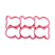 Pressable Biscuit Molds Plastic Cookie Molds Fish Shape Small Biscuit Cutter