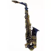 ”SKY“ Beautiful Blue Alto Saxophone w Gold Keys *Great Gift*