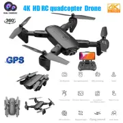 4DRC F6 GPS RC Drone 1080P 4K Dual Camera WiFi FPV Foldable Drone Quadcopter New