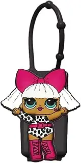 GOODYEZZ Hand Sanitizer Holder Cute Doll Face Hand Sanitizer Holder for Backpack, Compatible with 1 oz Bottle Case, Pink