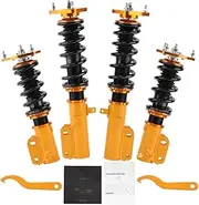 Adj.Damper Coilovers Front Rear Coilover Suspension Shock Struts ，Compatible With Toyota Corolla E90 E100 E110 AE92 AE101 AE111 1989-1998