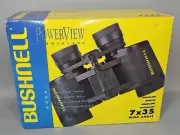 NEW Bushnell Power View Binoculars 7x35 Vintage 1992 13-7307 W/ Carrying Case