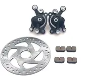 Car Styling Front Rear Disc Brake Caliper Pads For 43cc 47cc 49cc Chinese Mini Moto Kids ATV Quad Minimoto Dirt Pocket Bike Gas Scooter Parts(BLACK)