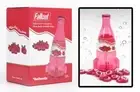 Fallout Nuka Cola Cranberry Glass Bottle + 10 Bottle Caps Rocket Replica Figure