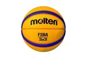 Molten | 3x3 Composite Leather Basketball Size 6 (Yellow/Blue)