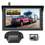 7" HD Wireless Backup Camera for Furrion System: Easy Setup & Stable Signal B...