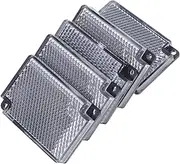 SHINEOFI 5pcs Photoelectric Sensor Component Retro Reflective Grating High Reflective Effect for Safety Traffic Building Sites Vehicle Alarm Systems Outdoor