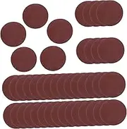 Sanding Discs 100pcs 80 Grit Sandpaper Sheets Woodworking Sandpaper Furniture Polishing Pads