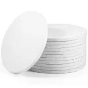 12Pcs Cake Display Drum 10 Inch White Round Cake Base Board 12 mm Thick%