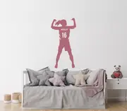 [Namly Design] Wallsticker - Footballer / Personalised / 02