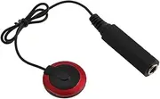 Kisangel 1 Set Acoustic Guitar Pickup with Clip Professional Piezoelectric Transducer for Electric Guitar Easy Connection Standard Jack Durable and Accessory
