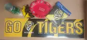 Richmond Tigers AFL Party Pack Plates Napkins Cups Banner & Balloons Go Tigers