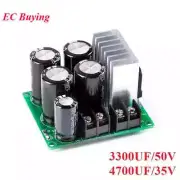 10A Power Supply Rectifier Filter Board 3300UF/50V 4700UF/35V for Amplifiers