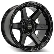 20x10 4PLAY 4P63 Gloss Black Brushed Face Wheel 6x135/6x5.5 (-18mm)