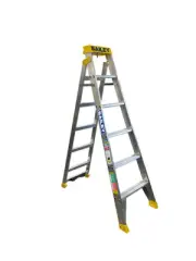 Bailey Pro Punchlock Aluminium Dual Purpose Ladder 6ft 150kg 1.79m-3.30m FS13988