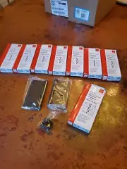 Set Of 8 Hager Hinges RC1741 1/4" Radius US10r Oil Rubbed Bronze 4" x 4"