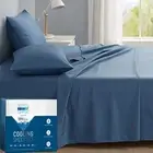Coolmax Cooling Sheets for Size Bed | Best Sheet Set for Hot King Blue