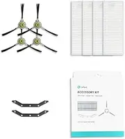 [LEFANT] Robot Vacuum Accessories, 4 Side Brushes, 4 High Efficiency Filters and 2 Suction Scraper, Accessories Kit for Robot Vacuum Cleaner, Applicable to M210P