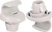 fhtpr 2Pcs Sun Visor Bracket Clips,Fit For Nissan, Qashqai J10 2007-2013 Nissan, Dualis 2007-2014 96409BC402 Sunvisor Hook Bracket Car Visor Retaining Clip